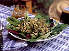You can experiment with different chutneys when making this fresh chicken salad.
